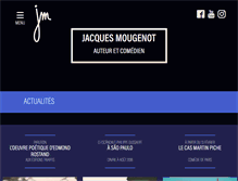 Tablet Screenshot of jacquesmougenot.com